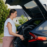Carucior 3 in 1, Lionelo, Mika Plus, Cadru din aluminiu, Cu landou intarit si salteluta moale, Cu scoica auto testata ADAC, Reversibil, Cu sistem de ventilatie 3D, Cu accesorii, Pana la 22 kg, EN1888-1 EN1888-2 EN1466 ECE R129, Maro