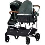 Carucior gemeni Chipolino Duo Smart 2 in 1 basil