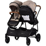 Carucior gemeni Chipolino Duo Smart 2 in 1 tiramisu