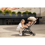 Carucior sport, FreeON, Bold, Pliabil automat, Roti cu suspensii, De la nastere pana la 22 kg, Cu spatar reglabil in 3 pozitii, Beige