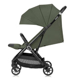 Carucior sport, Lionelo, Bess, Greutate redusa - 7.5 kg, Sustine 22 kg, 6 luni+, Capotina impermeabila, Protectie SPF 50+, Include suport sticla, Pliere cu o singura mana, Compact, Maner pentru transport, Conform cu EN1888-1 si EN1888-2, Verde
