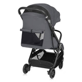 Carucior sport, Lionelo, Bess, Greutate redusa - 7.5 kg, Sustine 22 kg, 6 luni+, Capotina impermeabila, Protectie SPF 50+, Include suport sticla, Pliere cu o singura mana, Compact, Maner pentru transport, Conform cu EN1888-1 si EN1888-2, Gri