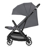 Carucior sport, Lionelo, Bess, Greutate redusa - 7.5 kg, Sustine 22 kg, 6 luni+, Capotina impermeabila, Protectie SPF 50+, Include suport sticla, Pliere cu o singura mana, Compact, Maner pentru transport, Conform cu EN1888-1 si EN1888-2, Gri