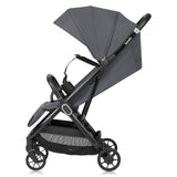 Carucior sport, Lionelo, Bess, Greutate redusa - 7.5 kg, Sustine 22 kg, 6 luni+, Capotina impermeabila, Protectie SPF 50+, Include suport sticla, Pliere cu o singura mana, Compact, Maner pentru transport, Conform cu EN1888-1 si EN1888-2, Gri