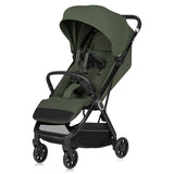 Carucior sport, Lionelo, Bess, Greutate redusa - 7.5 kg, Sustine 22 kg, 6 luni+, Capotina impermeabila, Protectie SPF 50+, Include suport sticla, Pliere cu o singura mana, Compact, Maner pentru transport, Conform cu EN1888-1 si EN1888-2, Verde
