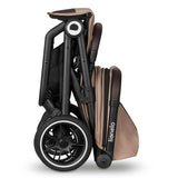 Carucior sport, Lionelo, Cloe, Cu accesorii, Cadru din aluminiu, Pana la 22 kg, Usor, Pliere compacta pentru avion, cu o singura mana, Ideal pentru toate tipurile de suprafete, 6 luni+, Bej