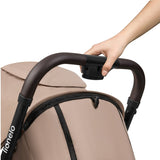 Carucior sport, Lionelo, Cloe, Cu accesorii, Cadru din aluminiu, Pana la 22 kg, Usor, Pliere compacta pentru avion, cu o singura mana, Ideal pentru toate tipurile de suprafete, 6 luni+, Bej