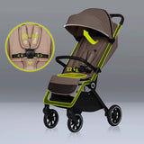 Carucior sport, Lionelo, Cloe, Cu accesorii, Cadru din aluminiu, Pana la 22 kg, Usor, Pliere compacta pentru avion, cu o singura mana, Ideal pentru toate tipurile de suprafete, 6 luni+, Bej