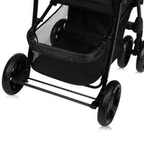 Carucior sport, Lionelo, Emma Plus, Cu tavita, 2 Suporturi pentru pahar, Geanta accesorii, Conform cu standardul european de securitate EN1888-1, Gri