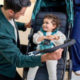 Carucior sport, Lionelo, Mira, Maner reglabil in 5 pozitii, Spatar si suport de picioare reglabile, Plasa de tantari si suport biberon incluse, Pana la 22 kg, 6 luni+, Conform cu EN1888-1, EN1888-2, Testare SGS, Negru