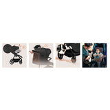 Carucior sport, Lionelo, Mira, Maner reglabil in 5 pozitii, Spatar si suport de picioare reglabile, Plasa de tantari si suport biberon incluse, Pana la 22 kg, 6 luni+, Conform cu EN1888-1, EN1888-2, Testare SGS, Negru