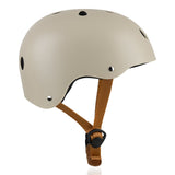 Casca pentru copii, Lionelo, Reglabila 50-56 cm, Din ABS si EPS, Conform cu standardul EN1078, Bej