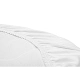 Cearceaf cu elastic, New Baby, Pentru landou, Din Bumbac, 35 x 75 cm, 0 luni+, White