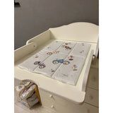 Saltea de infasat, Ceba Baby, Pliabila, 60 x 40 cm, Big bear