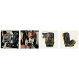 Scaun auto, Lionelo, Harper i-Size, Isofix, Cu centura TopTether, Cu spatar inclinabil in 5 pozitii, Cu tetiera reglabila in 13 pozitii, Cu tehnologie Dri Seat, Instalare cu fata inainte, 9-36 kg, 76-150 cm, Conform cu ECE R129, Gri