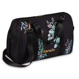 Geanta pentru mamici, Lionelo, Ida, Golden Moments, Editie limitata, Cu multiple compartimente, Negru