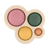 Jucarie senzoriala, Petite&Mars, Chill out, Din silicon, 11 cm, 6 luni+, Roz