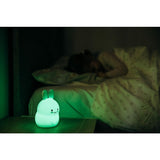 Lampa de veghe, FreeON, Silicon moale, Cu telecomanda si cablu USB, Cu 9 culori diferite si cronometru, Rabbit