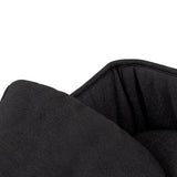 Landou portabil, Jane, Montare in carucior, Cu manere, Cu salteluta 95% materiale reciclate cu protectie UPF50, 67x29.5x43 cm, 0-9 Kg, Cold Black