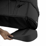 Landou portabil, Jane, Montare in carucior, Cu manere, Cu salteluta 95% materiale reciclate cu protectie UPF50, 67x29.5x43 cm, 0-9 Kg, Cold Black