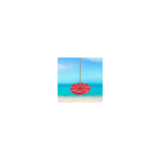 Leagan, Dice, Monkey Swing, Rotund, Cu franghie PP, Cu inaltime reglabila pana la 240 cm, 3 ani+, Red