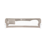 Protectie laterala pat, Lionelo, Eva, Cu buzunar accesorii, 150x35 cm, Conform cu standardul european de securitate BS7072, Bej