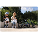 Bicicleta fara pedale, Lionelo, Bart Air, Usoara, Cu roti gonflabile, Cu cadru din magneziu, Cu ghidon si sa reglabile, Greutate 3.8 Kg, 12 inch, Conform cu standardul european de securitate EN71, Green Forest