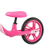 Bicicleta fara pedale, Lionelo, Alex, Usoara, Cu ghidon si sa reglabile, Greutate 3.3 Kg, Cu roti din spuma EVA, 12 inch, Bubblegum