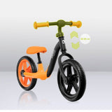 Bicicleta fara pedale, Lionelo, Alex, Usoara, Cu ghidon si sa reglabile, Greutate 3.3 Kg, Cu roti din spuma EVA, 12 inch, Orange
