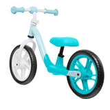 Bicicleta fara pedale, Lionelo, Alex, Usoara, Cu ghidon si sa reglabile, Greutate 3.3 Kg, Cu roti din spuma EVA, 12 inch, Turquoise