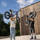 Bicicleta fara pedale, Lionelo, Bart Tour, Usoara, Cu cadru din magneziu, Cu ghidon si sa reglabile, Greutate 3.8 Kg, 12 inch, Conform cu standardul european de securitate EN71, Grey Stone