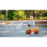 Bicicleta fara pedale, Lionelo, Sammy, Cu 4 roti, Din spuma EVA, Stabila, Manere moi, antiderapante, 12- 36 luni, Greutate maxima suportata 25 kg, Certificata EN 71-1:2014, EN 71-2:2011, EN 71-3:2019, Alb