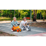 Bicicleta fara pedale, Lionelo, Sammy, Cu 4 roti, Din spuma EVA, Stabila, Manere moi, antiderapante, 12- 36 luni, Greutate maxima suportata 25 kg, Certificata EN 71-1:2014, EN 71-2:2011, EN 71-3:2019, Alb