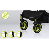 Carucior 2 in 1, Lionelo, Mari Tour, Cu landou individual si salteluta moale, Reversibil, Maner ajustabil, Plasa de tantari, Husa de picioare, Geanta parinti, 22 kg, Conform cu standardele europene de securitate EN1888 si EN1466, Gri