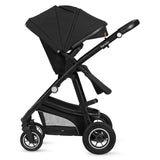 Carucior 3 in 1, Lionelo, Bianka, Transformabil, Cadru aluminiu, Cu landou si salteluta moale, Cu scoica auto, Cu multiple accesorii, Sustine 22 kg, 0 luni+, EN1466:2014+AC:2015, EN1888, Negru