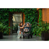 Carucior 2 in 1, Lionelo, Amber, Cadru aluminiu, Cu landou intarit si salteluta moale, Reversibil, Maner ajustabil, Huse pentru picioare, ploaie, Plasa de tantari, Geanta parinti, Pana la 22 kg, EN1888-1, EN1888-2, EN1466, Gri deschis