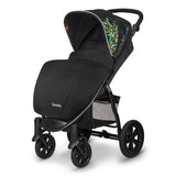Carucior sport, Lionelo, Annet Tour Dreamin, Editie Limitata, De la nastere, Capotina impermeabila, Cu filtru UPF 50+, Cu maner reglabil, Plasa de tantari, Suport biberon, Saculet pentru picioare, Pana la 22 kg, Cu certificare TUV, Negru