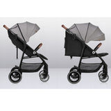 Carucior sport, Lionelo, Alexia, 6 luni+, Cu geanta pentru parinti, Amortizoare, Suport pentru biberon/pahar, Plasa de tantari, Saculet de picioare, Cu UPF50+, Cadru din aluminiu, 0- 15 kg, Conform cu standardul european de securitate EN1888-1, Gri