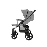 Carucior sport, Lionelo, Annet Plus, De la nastere, Cu accesorii si capotina XXL reglabila, 0 - 22 Kg, Conform cu standardele europene de securitate EN1888-1 si EN1888-2, Gri