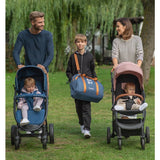 Carucior sport, Lionelo, Annet Plus, De la nastere, Cu accesorii si capotina XXL reglabila, 0 - 22 Kg, Conform cu standardele europene de securitate EN1888-1 si EN1888-2, Verde
