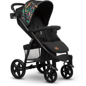 Carucior sport, Lionelo, Annet Plus Dreamin\', Editie limitata, De la nastere, Cu accesorii, 0 - 22 Kg, Conform cu standardele europene de securitate EN1888-1 si EN1888-2, Negru