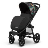 Carucior sport, Lionelo, Annet Plus Dreamin\', Editie limitata, De la nastere, Cu accesorii, 0 - 22 Kg, Conform cu standardele europene de securitate EN1888-1 si EN1888-2, Negru