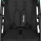 Carucior sport, Lionelo, Annet Plus Dreamin\', Editie limitata, De la nastere, Cu accesorii, 0 - 22 Kg, Conform cu standardele europene de securitate EN1888-1 si EN1888-2, Negru