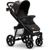 Carucior sport, Lionelo, Annet Plus Lovin\', Editie limitata, De la nastere, Cu accesorii, 0 - 22 Kg, Conform cu standardele europene de securitate EN1888-1 si EN1888-2, Negru