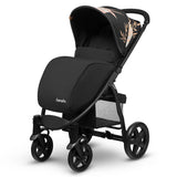 Carucior sport, Lionelo, Annet Plus Lovin\', Editie limitata, De la nastere, Cu accesorii, 0 - 22 Kg, Conform cu standardele europene de securitate EN1888-1 si EN1888-2, Negru