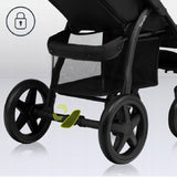 Carucior sport, Lionelo, Annet Plus Lovin\', Editie limitata, De la nastere, Cu accesorii, 0 - 22 Kg, Conform cu standardele europene de securitate EN1888-1 si EN1888-2, Negru