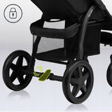 Carucior sport, Lionelo, Annet Plus Lovin\', Editie limitata, De la nastere, Cu accesorii, 0 - 22 Kg, Conform cu standardele europene de securitate EN1888-1 si EN1888-2, Negru