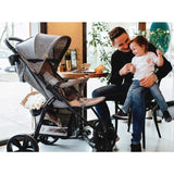 Carucior sport, Lionelo, Annet Tour, De la nastere, Cu capotina impermeabila, Cu filtru UPF 50+, Cu maner reglabil, Plasa de tantari, Suport biberon, Saculet pentru picioare, Pana la 22 kg, Cu certificare TUV, Gri