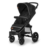 Carucior sport, Lionelo, Annet Tour, De la nastere, Cu capotina impermeabila, Cu filtru UPF 50+, Cu maner reglabil, Plasa de tantari, Suport biberon, Saculet pentru picioare, Pana la 22 kg, Cu certificare TUV, Negru