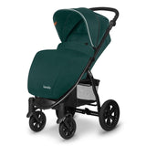 Carucior sport, Lionelo, Annet Tour, De la nastere, Cu capotina impermeabila, Cu filtru UPF 50+, Cu maner reglabil, Plasa de tantari, Suport biberon, Saculet pentru picioare, Pana la 22 kg, Cu certificare TUV, Verde